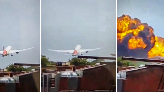 An Air India flight carrying over 242 passengers crashed near Ahmedabad Airport minutes after takeoff An Air India flight carrying over 242 passengers crashed near Ahmedabad Airport minutes after takeoff