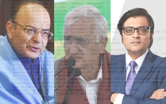 Salman Khurshid lashes out at Arnab Goswami, BJP for ‘Jaitley stretching it’ line Salman Khurshid lashes out at Arnab Goswami, BJP for ‘Jaitley stretching it’ line
