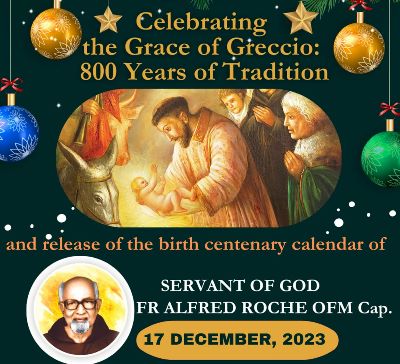 Release of the Birth Centenary Calendars of ‘Servant of God Amcho Padriab Fr Alfred Roche OFM Cap’.