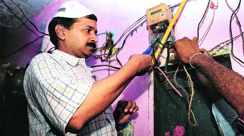 AAP govt announces 50% cut in power tariff; 20,000 litres of free water