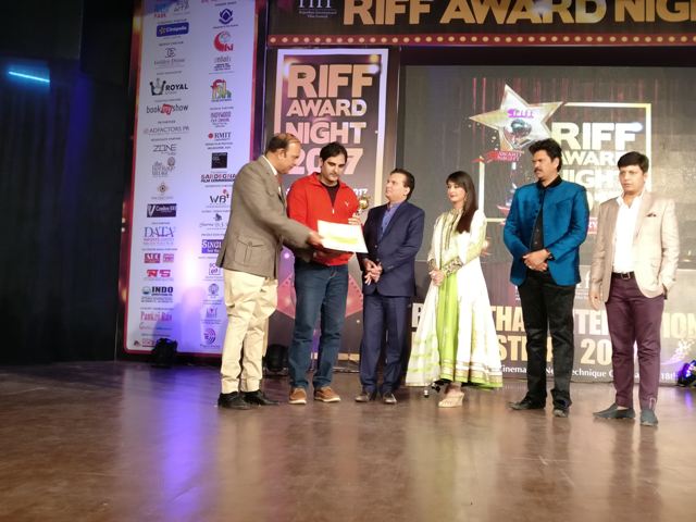 Monjoy Joy Mukerji Wins Best Debutant Director Award at Rajasthan International Film Festival RIFF 2017