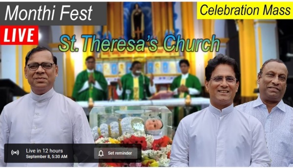 Monthi Fest Konkani Mass and Celebration Live at St. Theresa’s Church Kemmannu