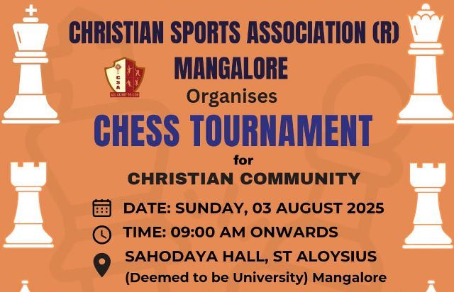 Chess Tournament for Christian Community Members Chess Tournament for Christian Community Members