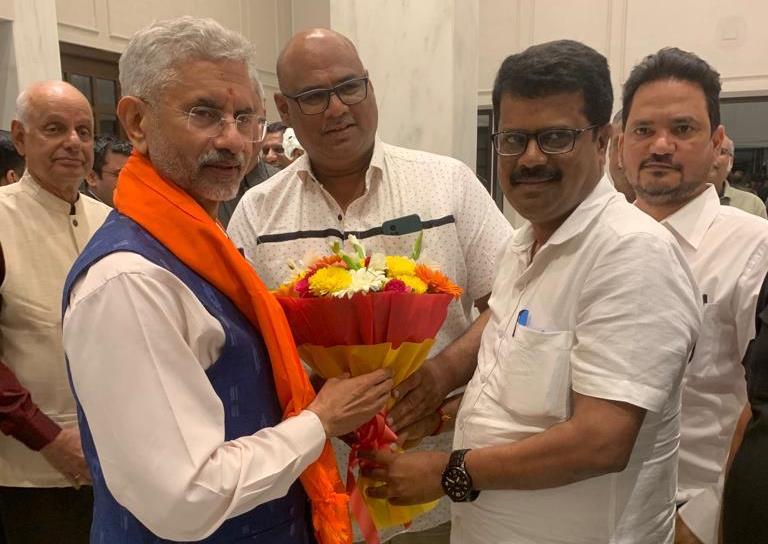ಕೇಂದ್ರ ವಿದೇಶಾಂಗ ಸಚಿವ ಎಸ್.ಜೈಶಂಕರ್ ರವರಿಗೆ ಜಿಲ್ಲಾ ಬಿಜೆಪಿಯಿಂದ ಸ್ವಾಗತ