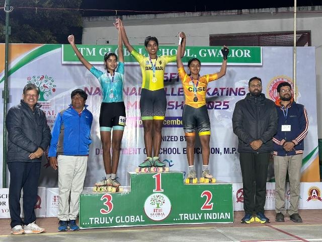 Mount Carmel’s Jesnia Correa wins Silver at SGFI National Skating Championship Mount Carmel’s Jesnia Correa wins Silver at SGFI National Skating Championship