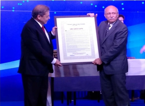 Lifetime Achievement Award for Suresh Gupta, Chairman, Huhtamaki PPL Ltd.