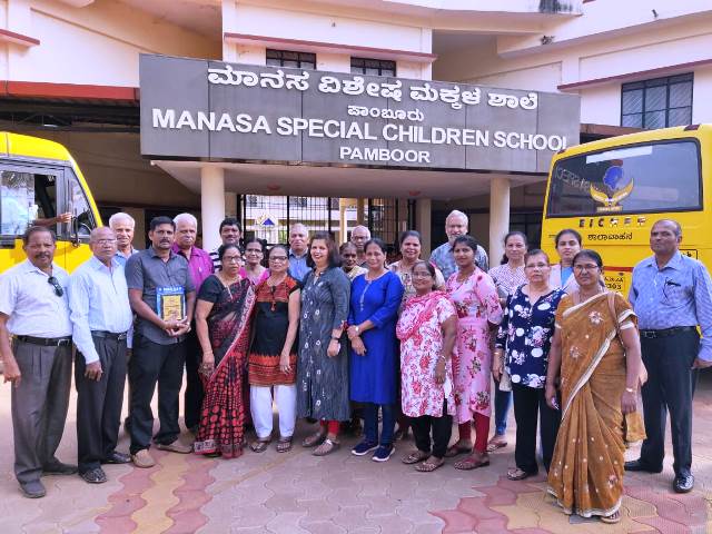 Catholic Sabha Kemmannu Unit members visit Manasa Special Children School Pamboor.