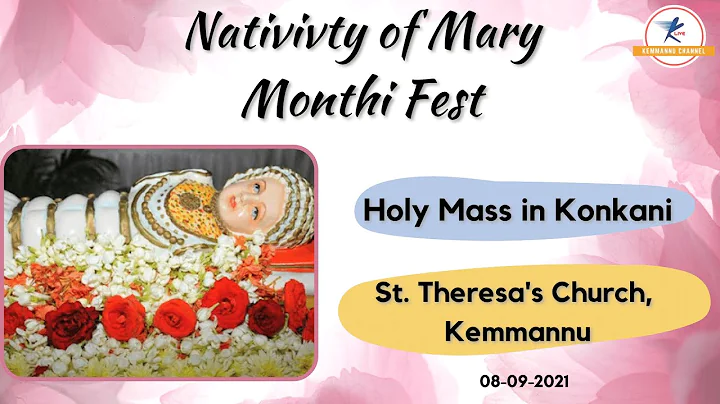 Feast of Nativity of Mary (Monthi Fest) - Holy Mass in konkani LIVE | 08-09-2021