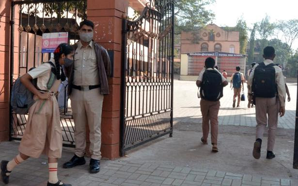 Hijab controversy: High school classes resume in Karnataka Hijab controversy: High school classes resume in Karnataka