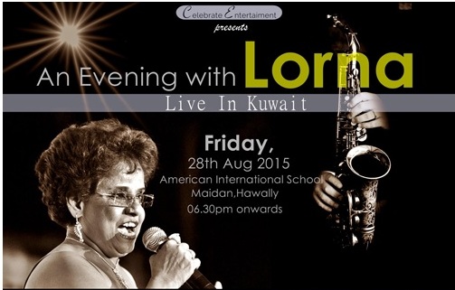 Kuwait: Lorna is all set to hit the stage on 28th August, 2015