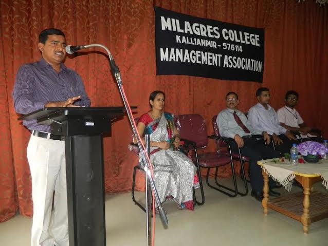 Guest Lecture on Challenges & Opportunities for BBM students at Milagres College