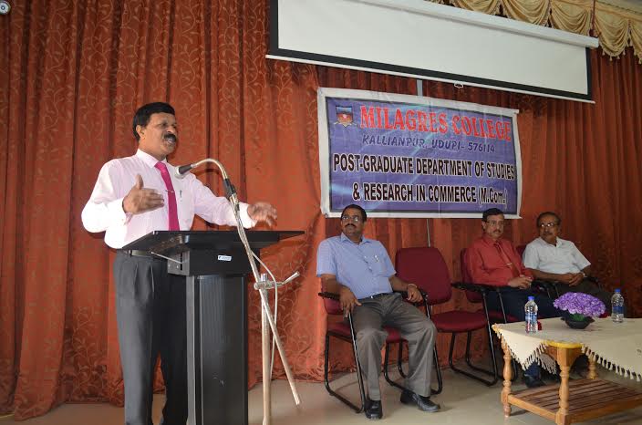Lecture on Personality Development held at Milagres College, Kallianpur