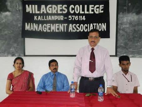 Guest Lecture for BBM students at Milagres College, Kallianpur