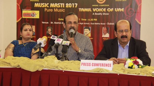 â€˜Tamil Voice of UAEâ€™ To Be Identified During â€˜Music Masti 2017â€™ Spectacular Show On 14th April In Dubai