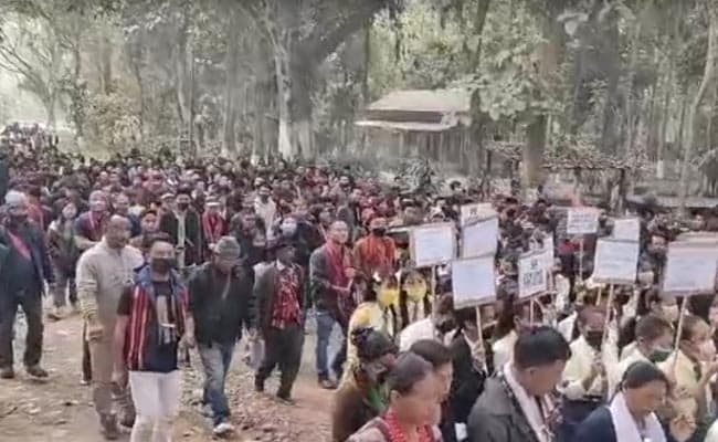 Amit Shah Lied, Say Protesters In Massive Rally Over Nagaland Deaths Amit Shah Lied, Say Protesters In Massive Rally Over Nagaland Deaths