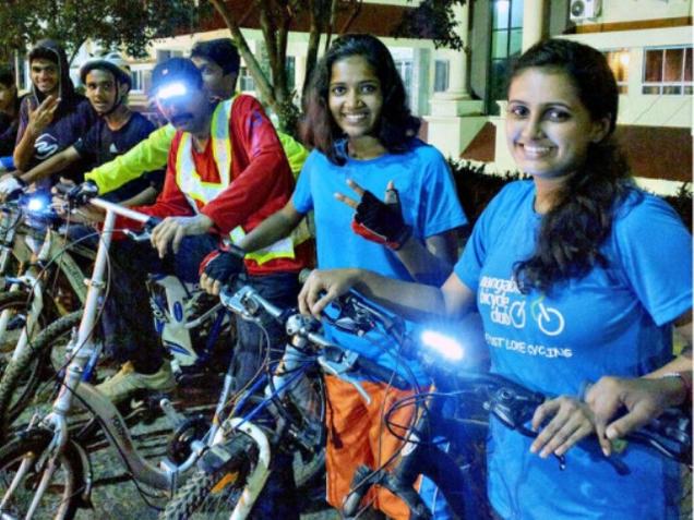 Mangalore: Midnight ride attracts old and young