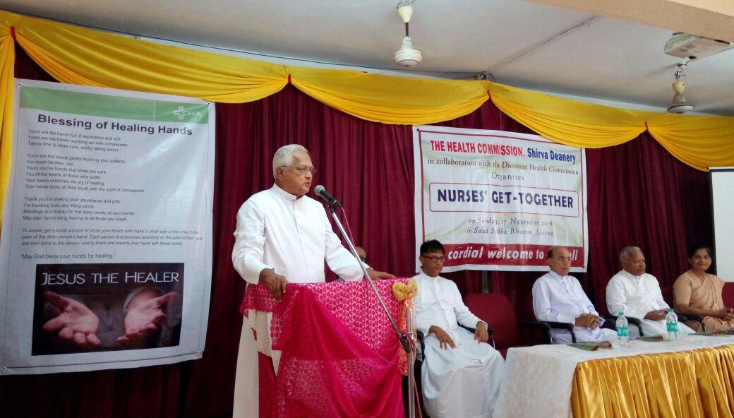 Udupi Diocese Shirva Deanery level Nurses get together held at Mudarangady