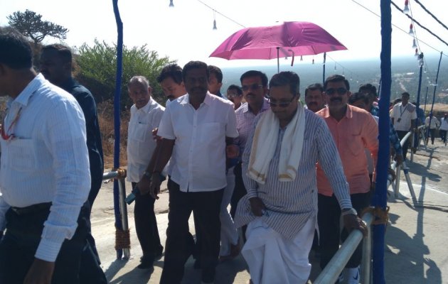 Shravanabelagola: CM Siddaramaiah breaks record at Mahamastakabhisheka
