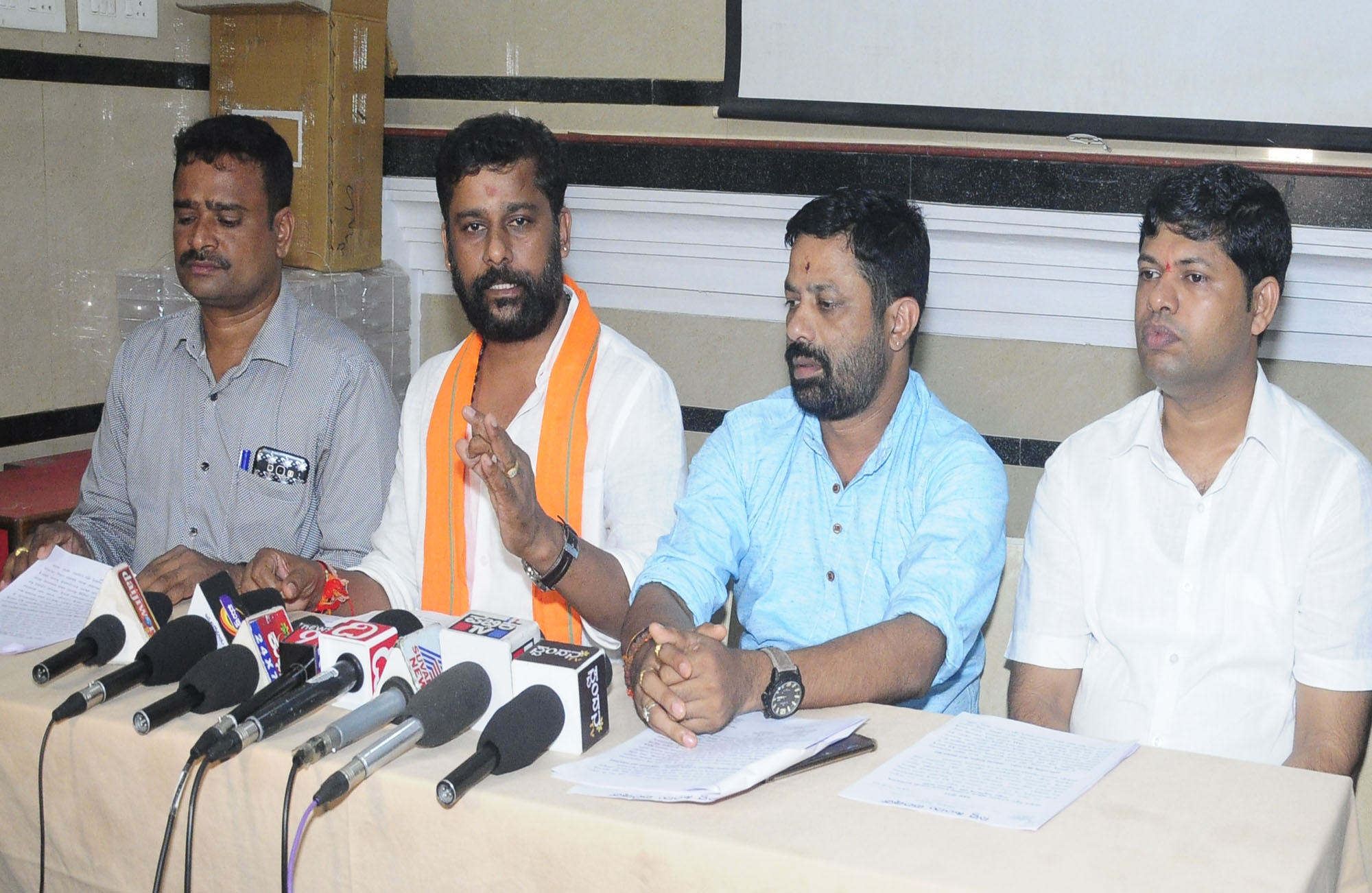 The Vishwa Hindu Parishad demands to shut down Divine Call Center at Mulki