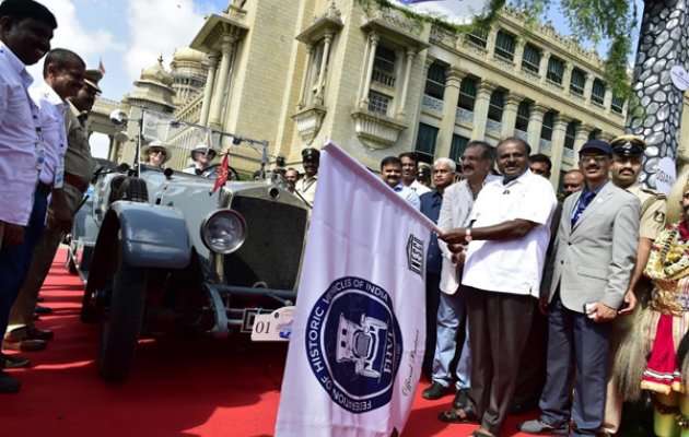 “The FHVI Royal Classic Car Drive to Mysore” vintage car rally kicked off